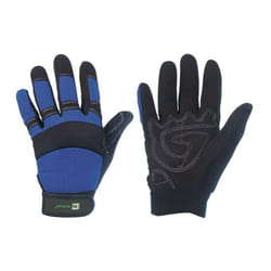 Gant en similicuir Master taille 9 noir/bleu Simili-cuir EN 388 catégorie EPI II