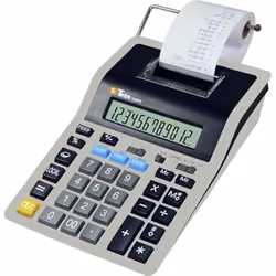Calculatrice de bureau - Twen - 120 PD - Imprimante - Écran 12 chiffres - Électrique