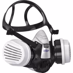 Masque bi-filtre X-plore 3300 de protection contre la poussières, peinture et particules, fournis avec filtres Corps de masqu ...