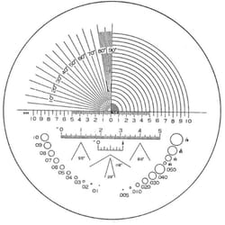 Eschenbach 115203 Loupe de précision avec graduation Lentille: (ø) 23 mm
