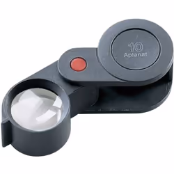 Informations techniques Couleur : noir Diamètre lentilles : 23 mm Grossissement : 10 x Loupe pliante grossissement x 10 Esche ...
