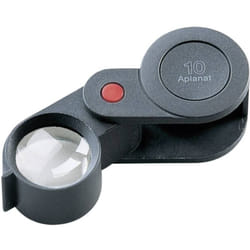 Eschenbach - 118210 Loupe pliante Grossissement: 10 x Lentille: (ø) 23 mm noir