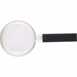 Bikonvexlupe économique - Lentille lumineuse PXM® avec revêtement DUPLEX résistant à la rupture antistatique grand champ de v ...