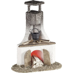 40648 Cheminée de crèche 3.5 v avec éclairage X55406 - Kahlert Licht