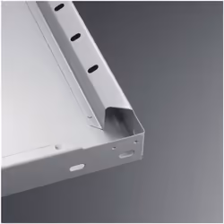 galvanisé, pour rayonnage emboîtable Réglage en hauteur au pas de 25 mm UE : 2 pièces Charge admissible par tablette : 150 kg ...