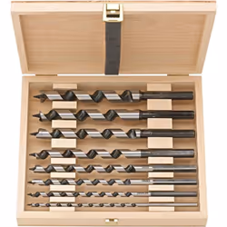 Perceuse de serpent-kit-LEWIS • Aciers à outils • Fraisage avec spirale ronde • Pour le forage de trous profonds en bois dur ...