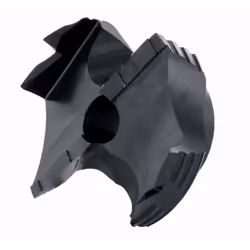 Fraisoir Ø 60mm pour 1410 Ø-I 13,0 mm à fixer sur la tige FAMAG - 1411.060 - Version avec 2 tarauds d'ébauche, 2 tranchants p ...