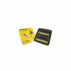 Coffret de mèches de défonceuse - FAMAG - 12 Pièces - Acier - Roulements à billes - Boîte en plastique