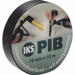 Selbstverschweißungsband PIB • Ruban d'étanchéité et d'isolation • Recouverte sur une face d'un film en relief • Application: ...