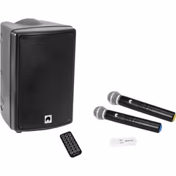 Omnitronic WAMS-08BT + UWM-2HH Enceinte PA active 1 set