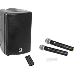 Omnitronic WAMS-08BT + UWM-2HH Enceinte PA active 1 set