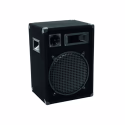 Omnitronic DX-1222, 3-voies, 1.0 canaux, Avec fil, 300 W, 30 - 18000 Hz, Noir