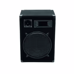 Omnitronic DX-1222 haut-parleur 3-voies Noir Avec fil 300 W