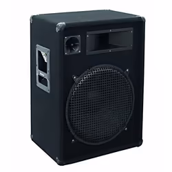 Omnitronic DX-1522, 1.0 canaux, 400 W, 30 - 18000 Hz, 8 Ohm, Noir