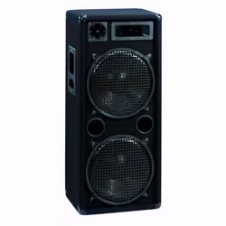 Omnitronic DX-2222, 1.0 canaux, 500 W, 30 - 18000 Hz, 8 Ohm, Noir