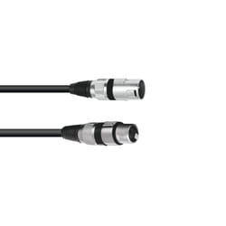 Omnitronic 30220405 câble audio 1 m XLR (3-pin) Noir
