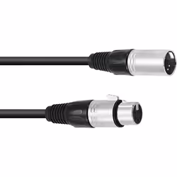 Omnitronic 30220765 XLR Câble de liaison [1x XLR mâle 5 pôles - 1x XLR femelle 5 pôles] 1.50 m noir