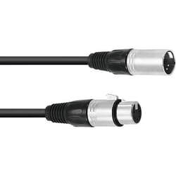 Omnitronic 30220765 XLR Câble de liaison [1x XLR mâle 5 pôles - 1x XLR femelle 5 pôles] 1.50 m noir