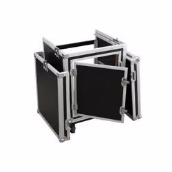 Roadinger 3010999N étui pour équipements Mallette de transport Noir, Argent
