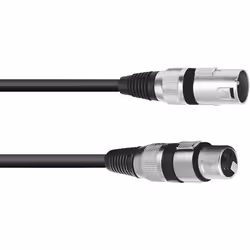 Omnitronic 3022052N XLR Câble de liaison [1x XLR mâle 3 pôles - 1x XLR femelle 3 pôles] 7.50 m noir