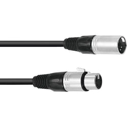 Omnitronic 30220761 XLR Câble de liaison [1x XLR mâle 5 pôles - 1x XLR femelle 5 pôles] 0.50 m noir