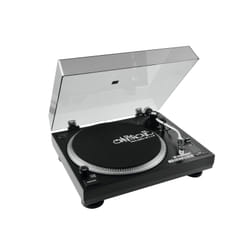 Omnitronic BD-1390 Platine dj à entrainement courroie Noir
