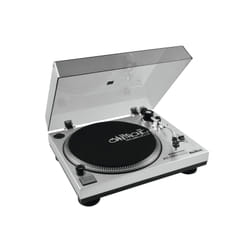 Omnitronic 10603043 Table de mixage Platine dj à entrainement courroie Argent