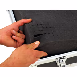 Roadinger 30126213 étui pour équipements Sacoche/Attaché-case Noir, Argent