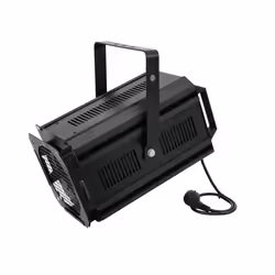 Projecteur de théâtre EUROLITE 059879 650/1000W Fresnel noir avec porte-filtre et grille de protection