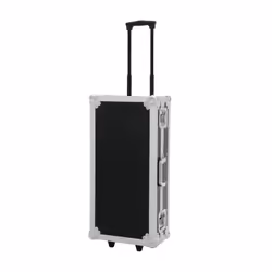 Roadinger 30122050, Valise sur roulette, Contre-plaqué, 9,45 kg, Noir, Argent