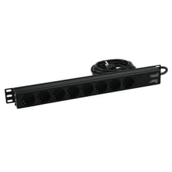 Eurolite 30240215 unité de distribution d'énergie 8 sortie(s) CA 1U Noir