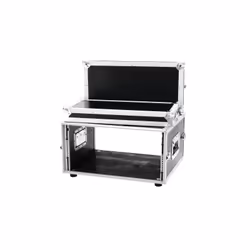 Roadinger 30107204 Etui équipement audio Boîtier rigide Aluminium Noir, Argent