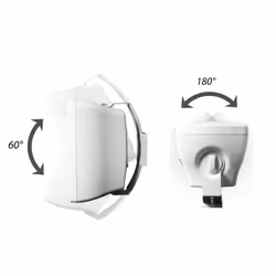 Omnitronic 11036915 haut-parleur 2-voies Blanc Avec fil 16 W