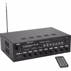 Omnitronic CPZ-60P ELA Amplificateur ELA 60 W 4 canaux 4 zones