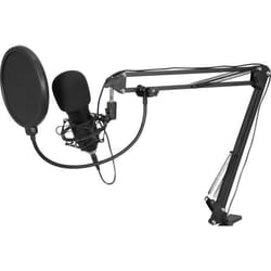 Micro USB Omnitronic BMS-1C sur pied avec filtre anti-pop