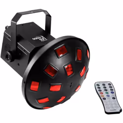 description Derby ultra-lumineux avec LED 3 W en 8 couleurs, y compris Télécommande infrarouge. Ce texte a été traduit par un ...