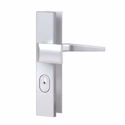 BASI 7900-0401, Poignée et serrure porte d'entrée, Aluminium, Ambidextre, 9,2 cm