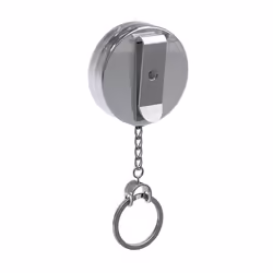BASI 0006-0555, Porte-clés, Argent, Métal, Rond, Unisexe, 52 mm
