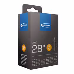 Schwalbe 10429311, Soupape Dunlop, 28", 28 - 47 mm, 4 cm, Caoutchouc, Noir
