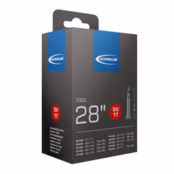 Schwalbe 10429363, Valve Presta, 28", 28 - 47 mm, 6 cm, Caoutchouc, Noir