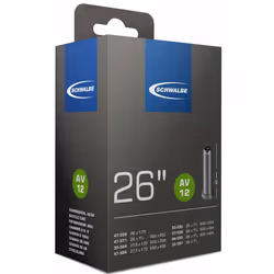 Schwalbe 10423340V, Valve Schrader, 26", 44,45 - 44,45 mm, 4 cm, Noir, Allemagne