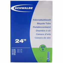 Schwalbe 10419310V, Valve Schrader, 24", 25,4 - 44,45 mm, 4 cm, Noir, Allemagne