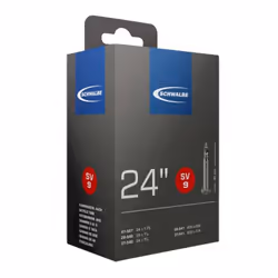 Chambre à air - Schwalbe - 600 A - 24x1 3/8 - Presta 40 mm - Dimensions 47-507 à 37-541