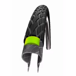 Pneu vélo - VILLE - SCHWALBE - MARATHON HS420 PERFORMANCE LINE - 24x1.75 (47-507) - Noir - TUBETYPE