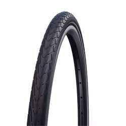 Schwalbe Marathon racer, 26", Ville/randonnée, Pneu sans chambre à air, Folding bead, Noir, 55 - 85 psi