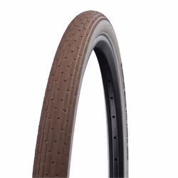 Schwalbe 11100596, 26", Ville/randonnée, Pneu tubulaire, Piste de vélo, Marron, Blanc, 20 - 55 psi