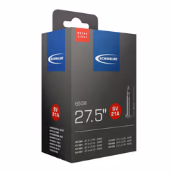 Schwalbe 10400163, Valve Presta, 27.5", 40 - 62 mm, 4 cm, Caoutchouc, Noir