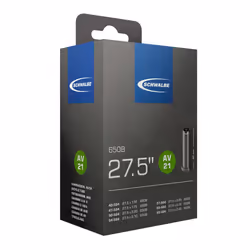 Schwalbe 10400050, Valve Schrader, 27.5", 40 - 62 mm, 4 cm, Caoutchouc, Noir