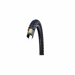Schwalbe Land Cruiser, 24", Ville/randonnée, Pneu tubeless, Folding bead, Noir, 50 TPI