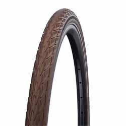 Schwalbe Delta cruiser plus, 28", Ville/randonnée, Pneu sans chambre à air, Folding bead, Noir, Marron, Crème, 50 - 85 psi
